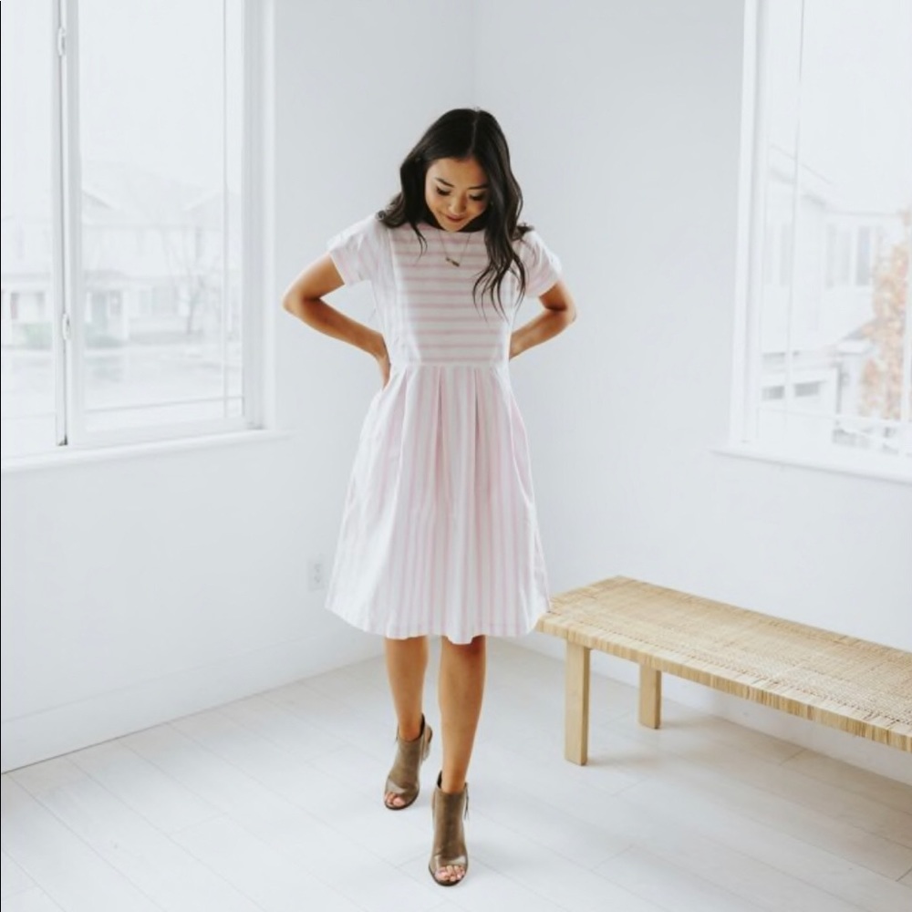 Striped boutique dress
